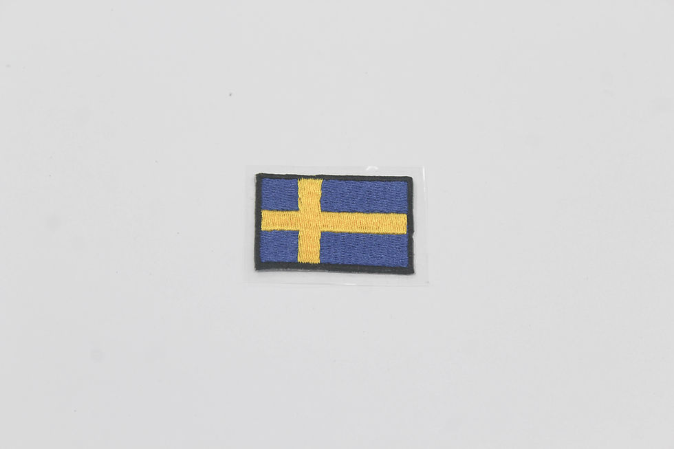 Sweden Flag (Iron on Patch)