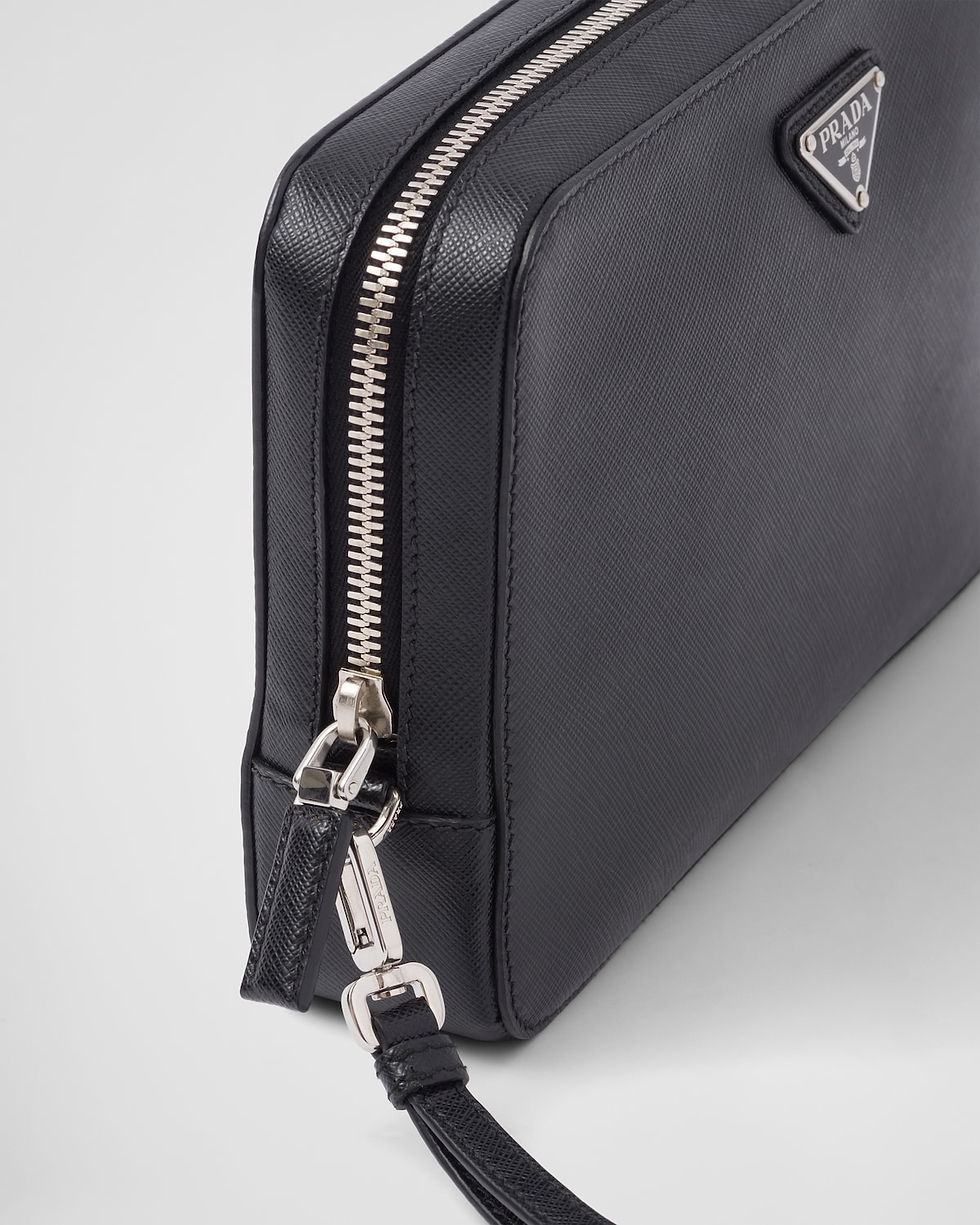 Thumbnail: Prada clutch in black Saffiano leather – view 6