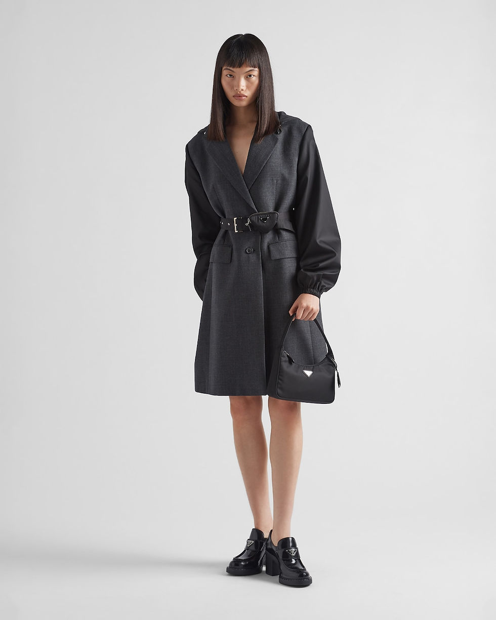 Prada Re-Edition 2000 mini bag in black Re-Nylon – view 2