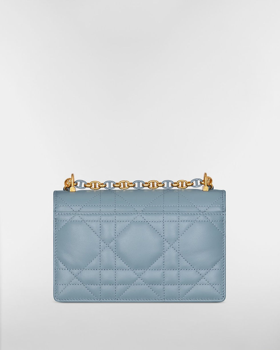 Thumbnail: Dior Miss Caro Mini Bag in cloud blue Macrocannage lambskin – view 5