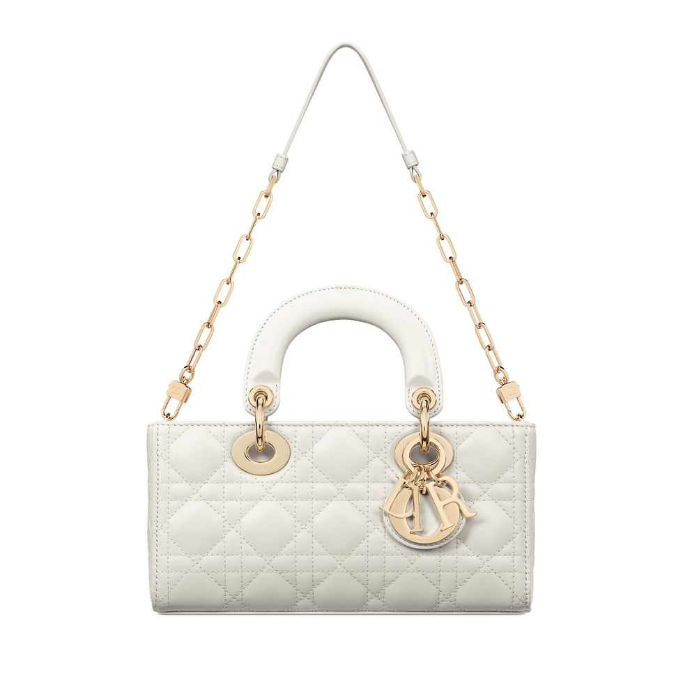 Thumbnail: Dior Small Lady D-Joy bag in latte Cannage lambskin – view 7