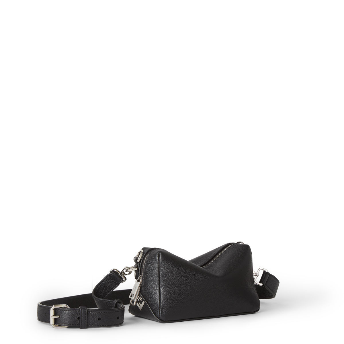 Fendi Lui Small bag in black full-grain calf leather – front view