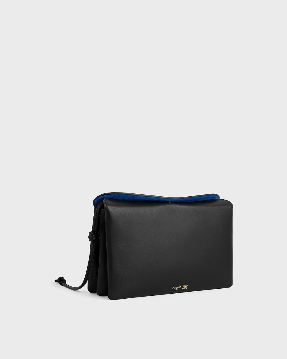 Celine Trio bag in black smooth lambskin – view 2
