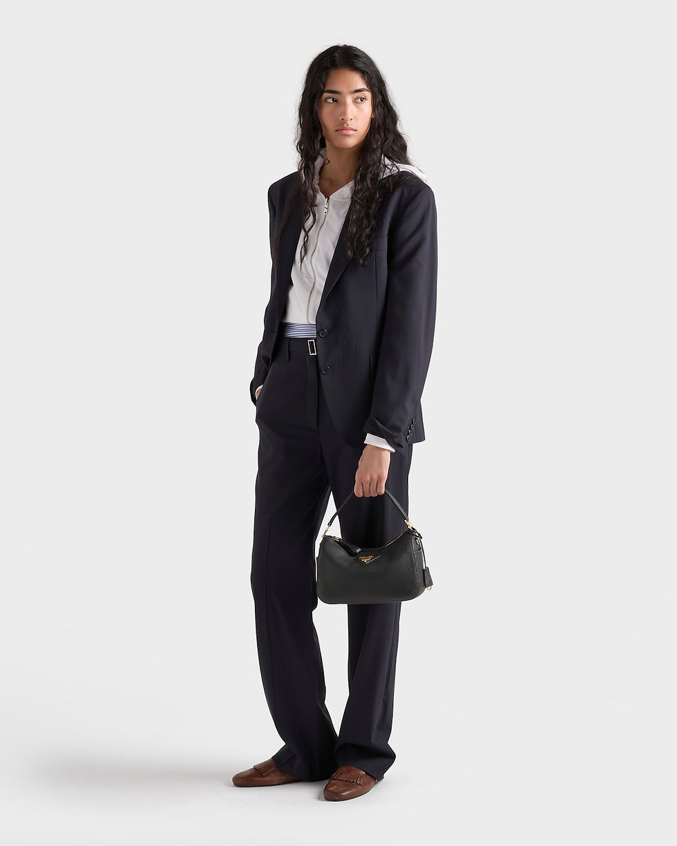 Thumbnail: Prada small shoulder bag in black calfskin – view 2
