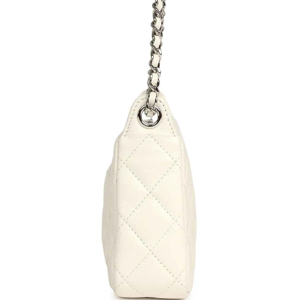 Thumbnail: Side profile of the clutch highlighting its slim boxy silhouette