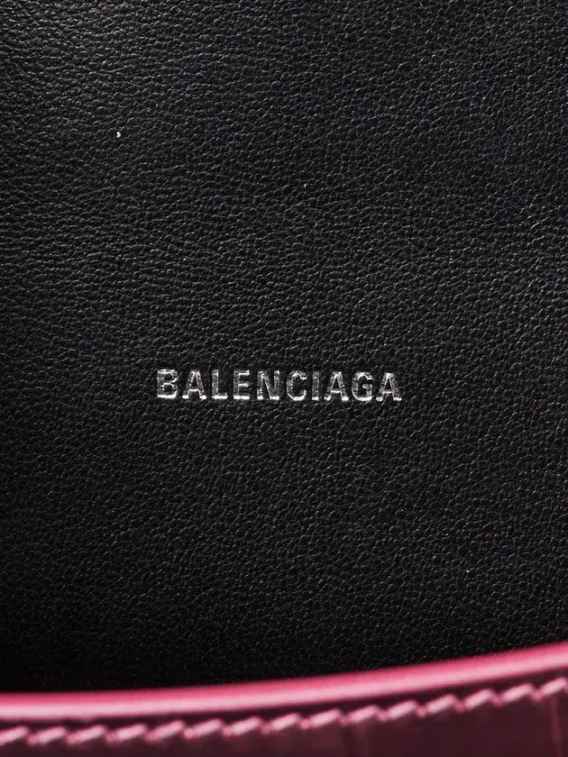 Thumbnail: Balenciaga Hourglass XS bag with black dust bag
