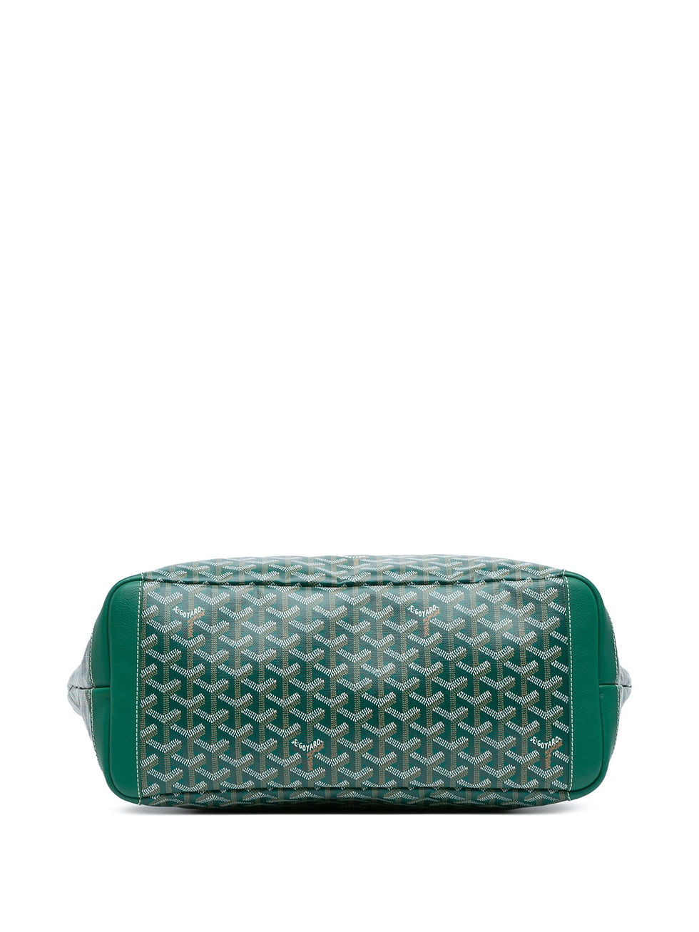 Thumbnail: The matching removable green Goyardine pouch shown on its own