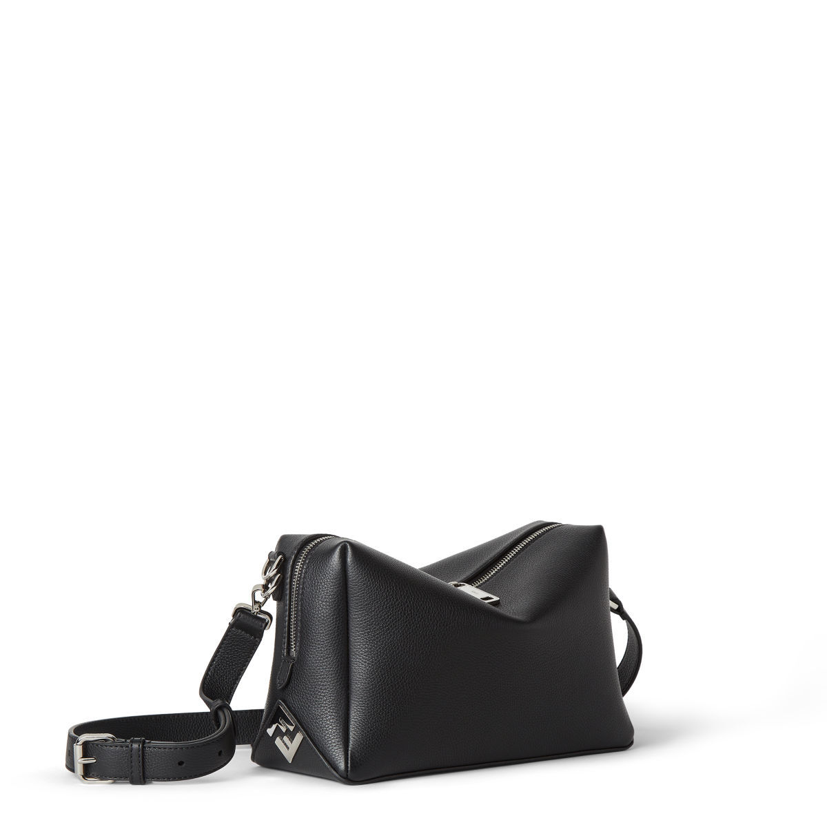 Fendi Lui Medium bag in black full-grain calf leather – front view