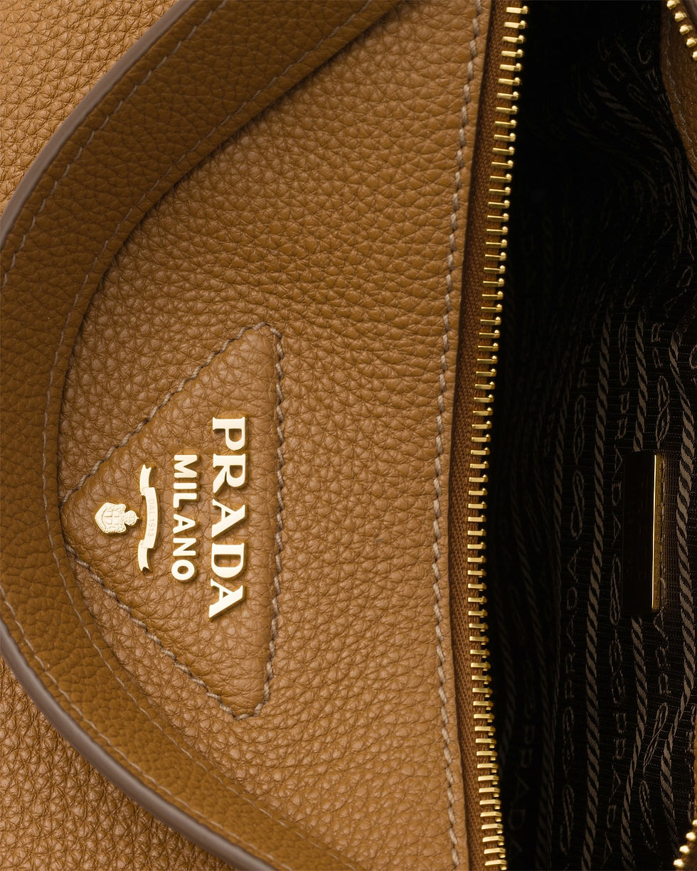 Thumbnail: Prada medium shoulder bag in caramel calfskin – view 4