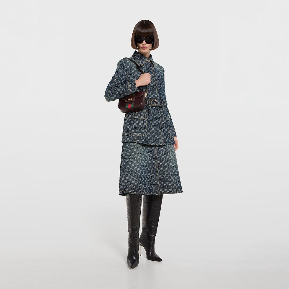 Thumbnail: Gucci Horsebit 1955 small shoulder bag - dark brown leather