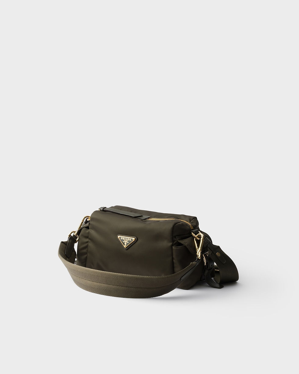 Thumbnail: Prada Explore small bag in forest Re-Nylon and leather – view 3
