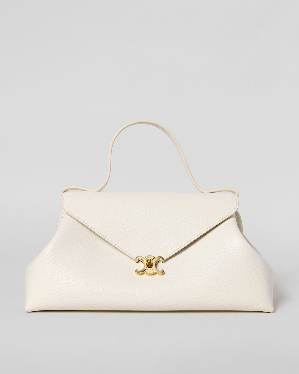 Celine Flair Bag in Creamy White XL Grained Calfskin – view 2