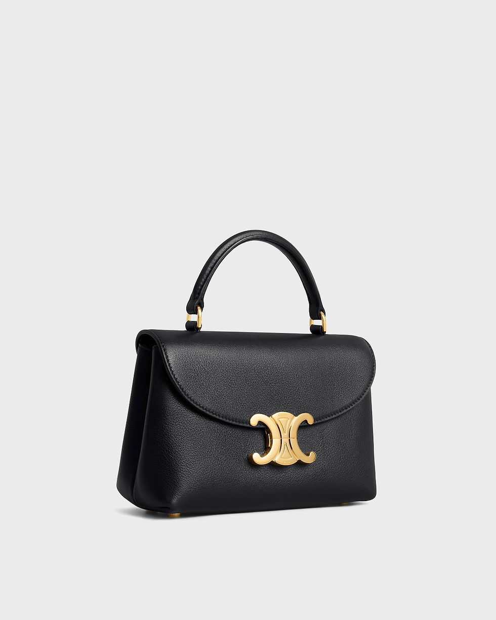 Celine Teen Nino bag in black supple grained calfskin – view 2