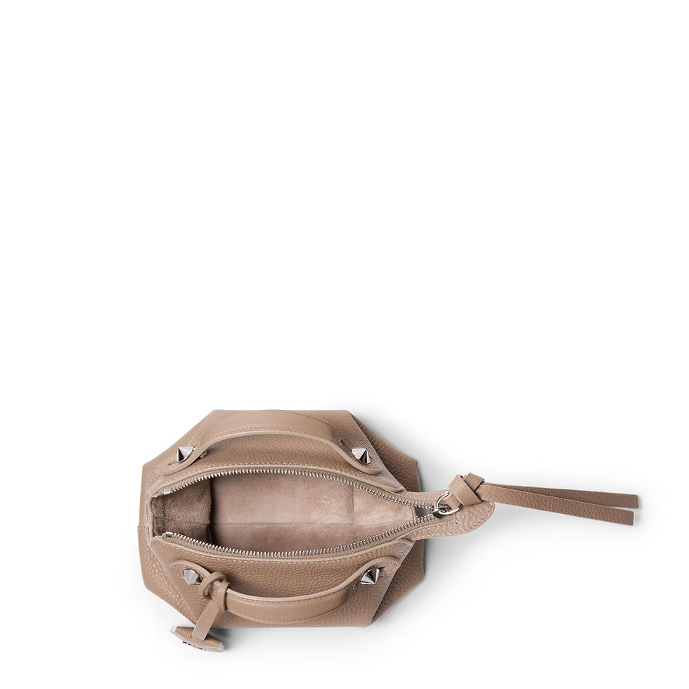 Thumbnail: Fendi By The Way Soft Mini bag in rope Cuoio Romano leather – view 6