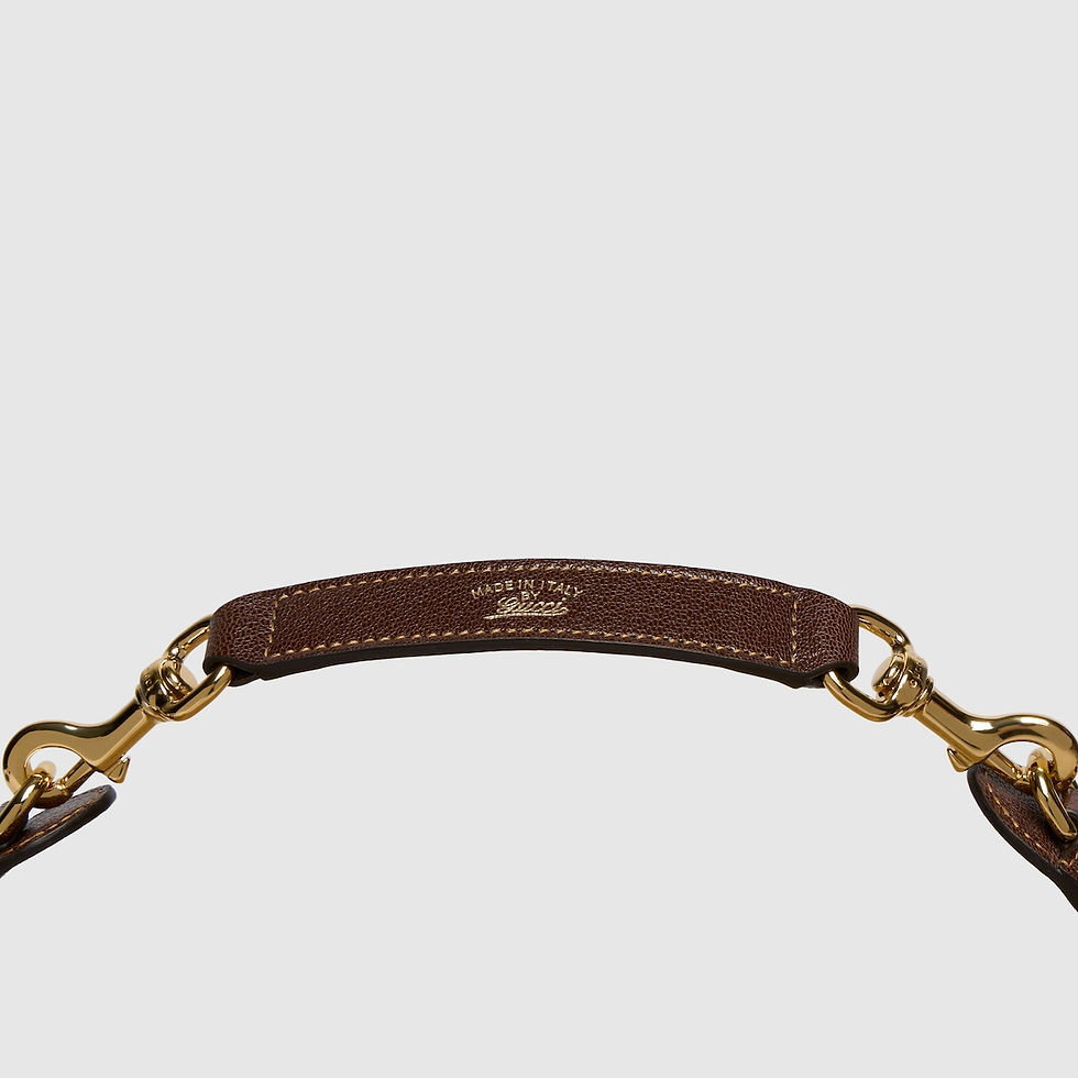 Thumbnail: Gucci Brera medium crossbody bag - sand and brown GG canvas