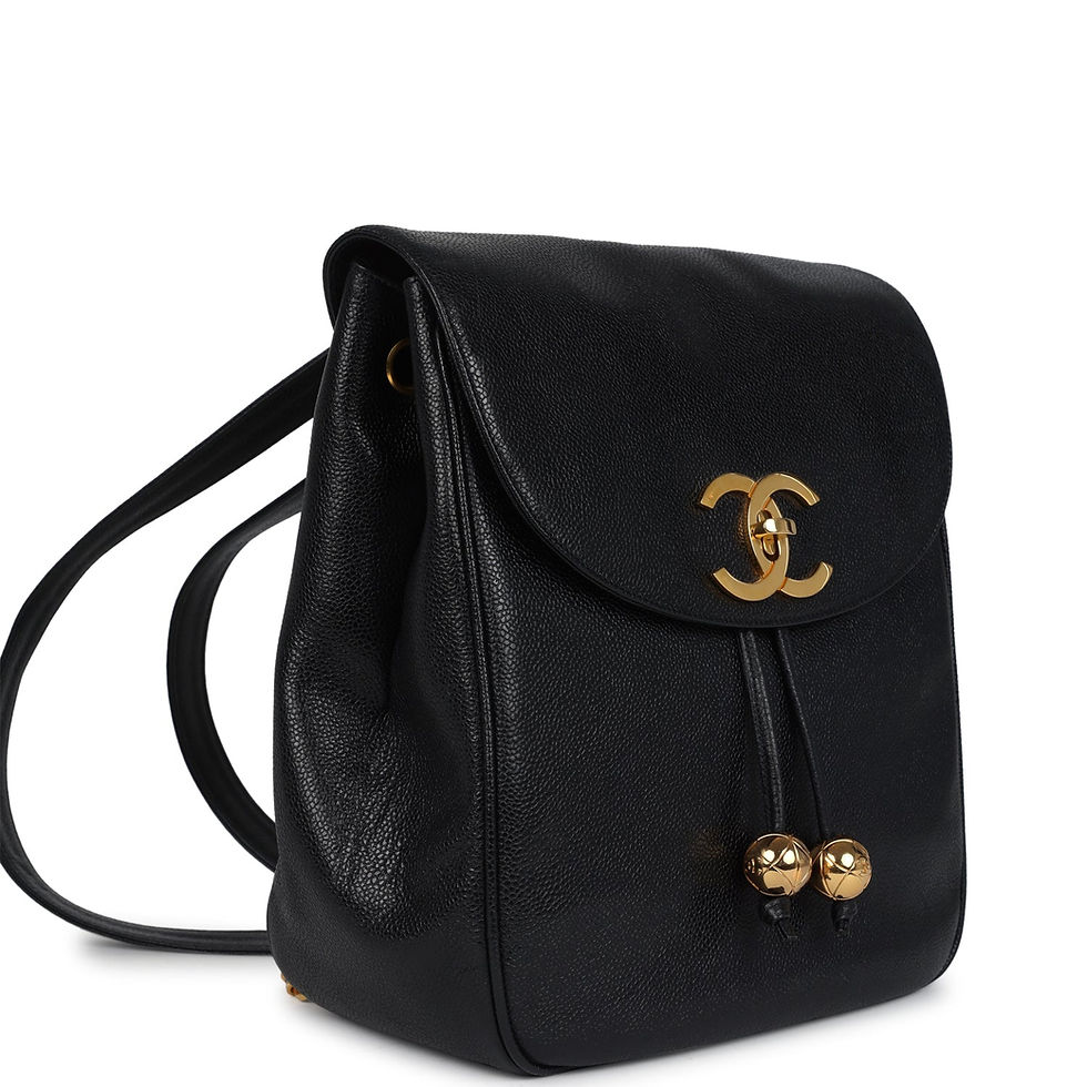 Side-angle view showing the backpack's structured silhouette and adjustable strap