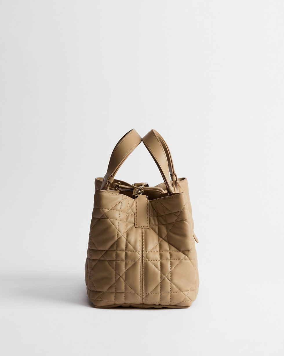 Dior Toujours Medium bag in Glove beige Macrocannage calfskin – view 2
