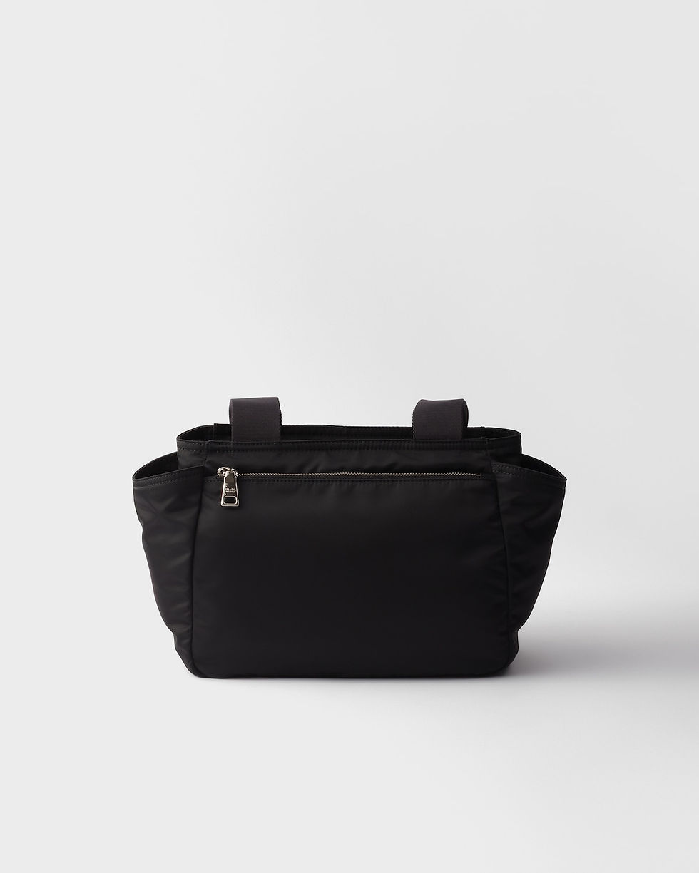 Thumbnail: Prada tote bag in black Re-Nylon – view 4