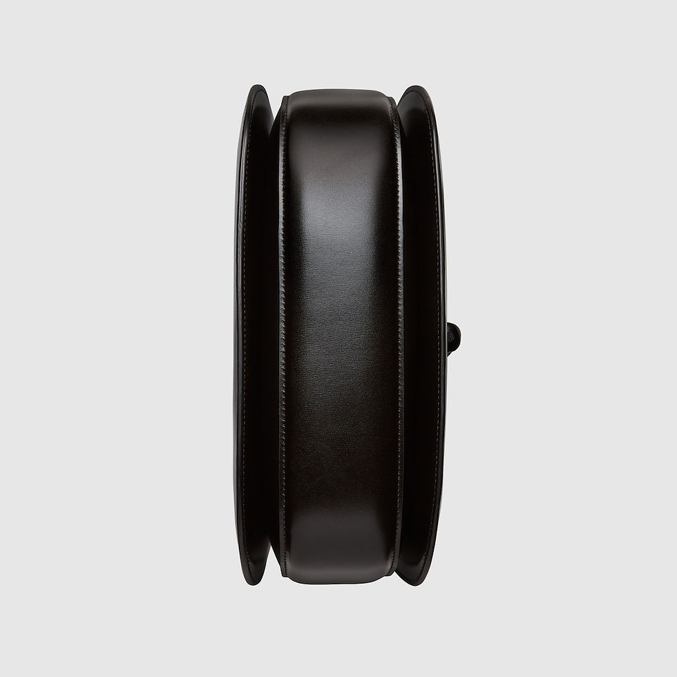 Thumbnail: Gucci Bamboo 1947 medium bag - black leather
