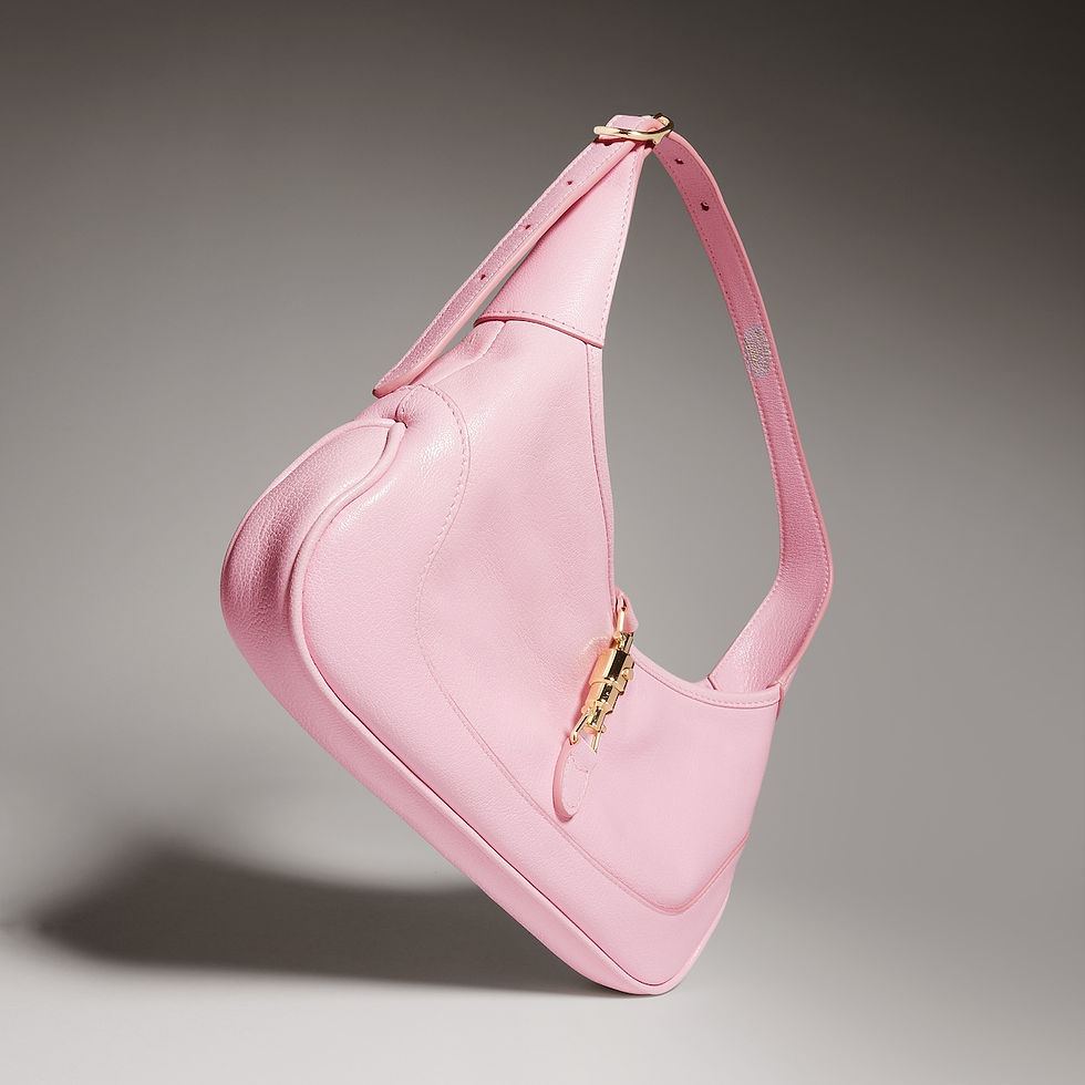 Thumbnail: Gucci Jackie Slim medium shoulder bag - light pink leather