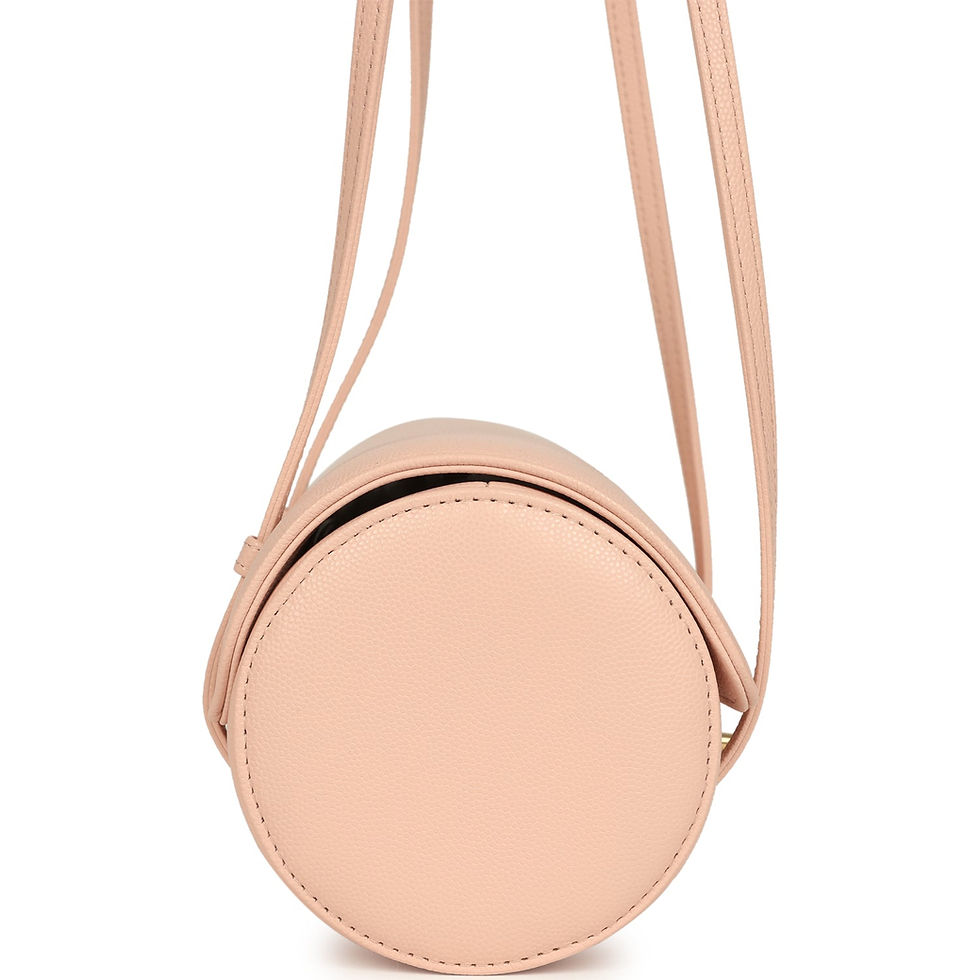 Thumbnail: Front view of the bag showing the rounded end panel and straps