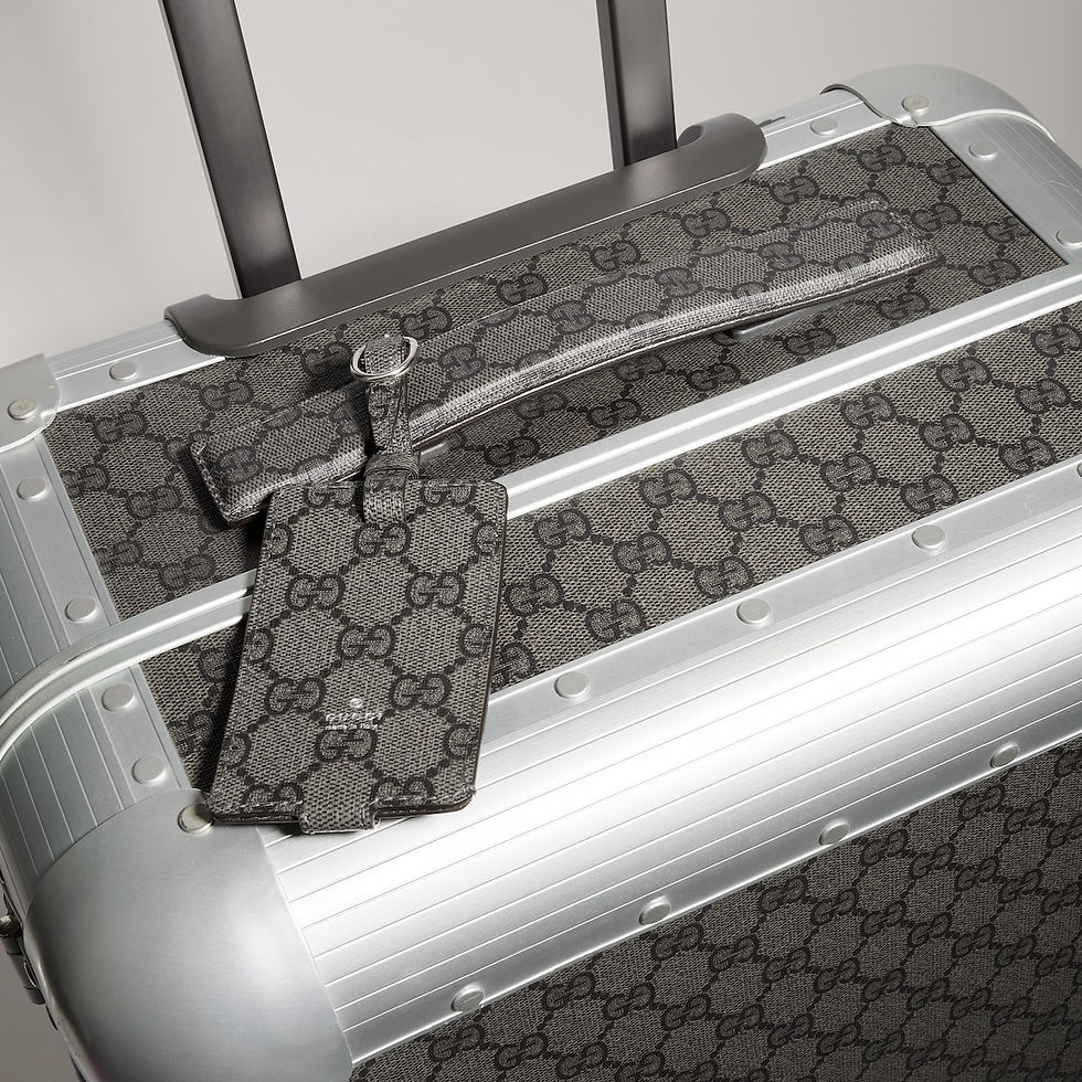 Thumbnail: Gucci Porter cabin plus trolley - grey GG Supreme