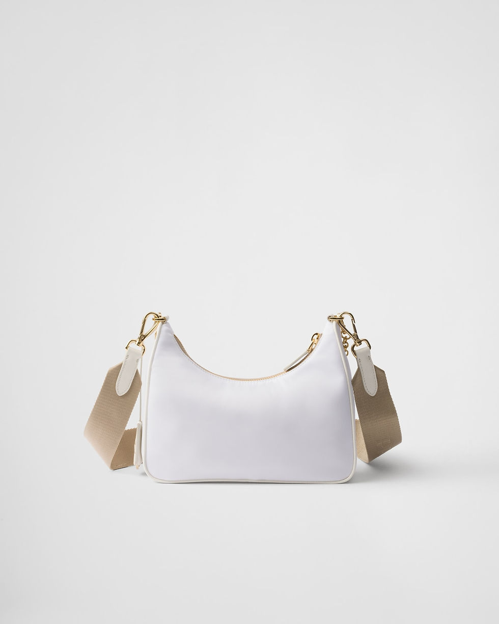 Thumbnail: Prada Re-Edition 2005 shoulder bag in white Re-Nylon – view 3
