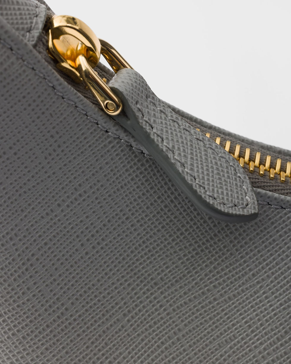 Thumbnail: Prada Re-Edition 2005 shoulder bag in cloudy gray Saffiano leather – view 5