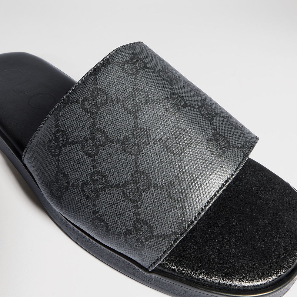 Thumbnail: Gucci Men's slide sandal - black