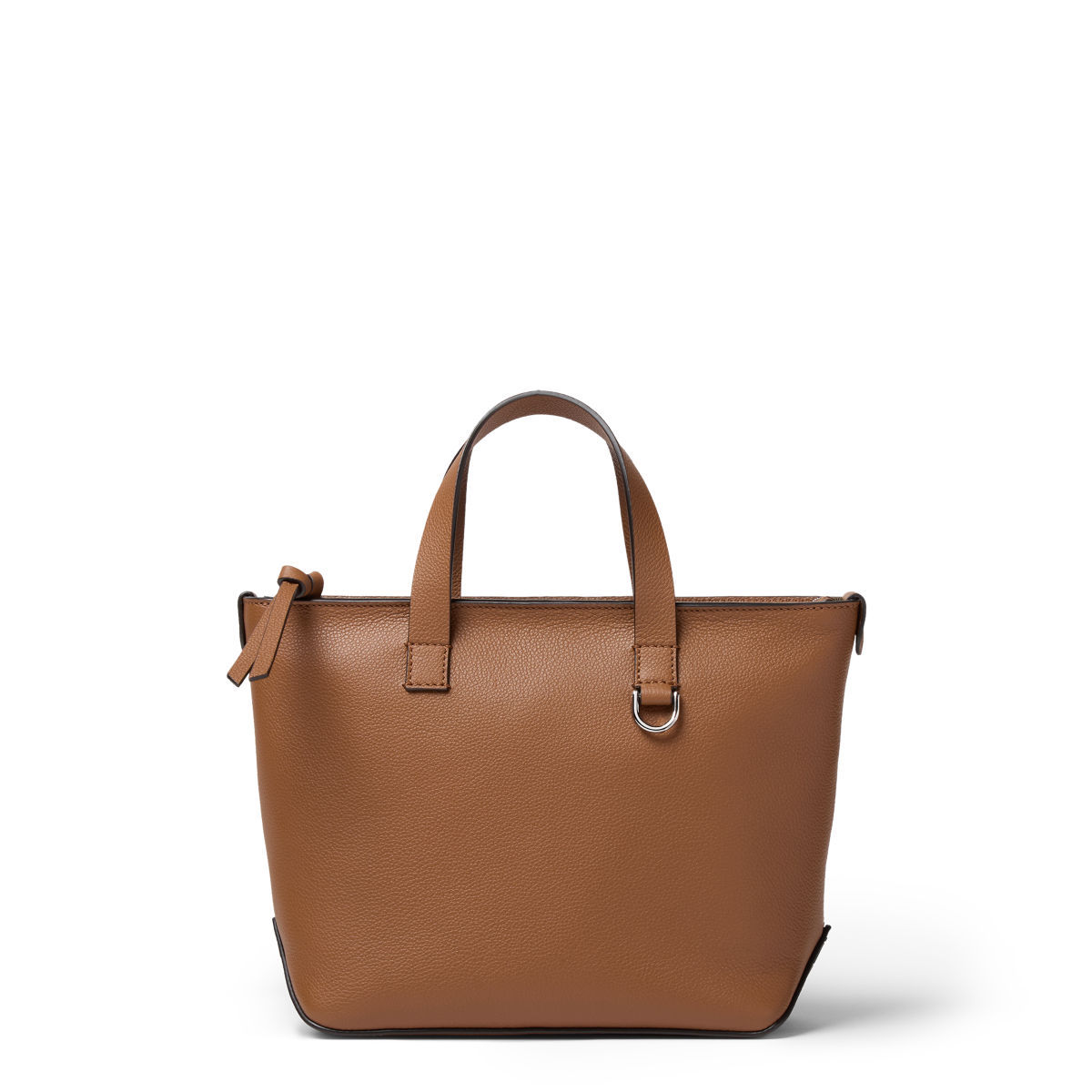Fendi Lui Shopping Small bag in tan full-grain leather – front view