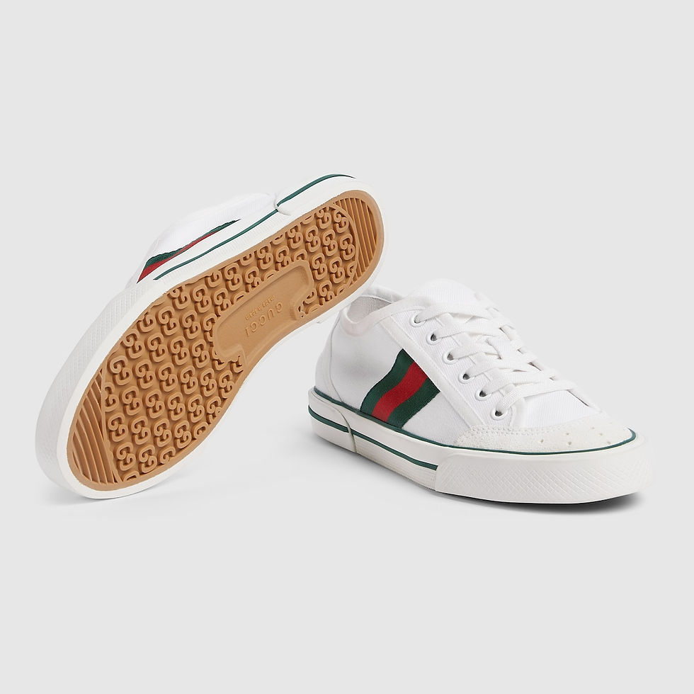 Thumbnail: Women's Gucci Tennis 1977 trainers - white canvas