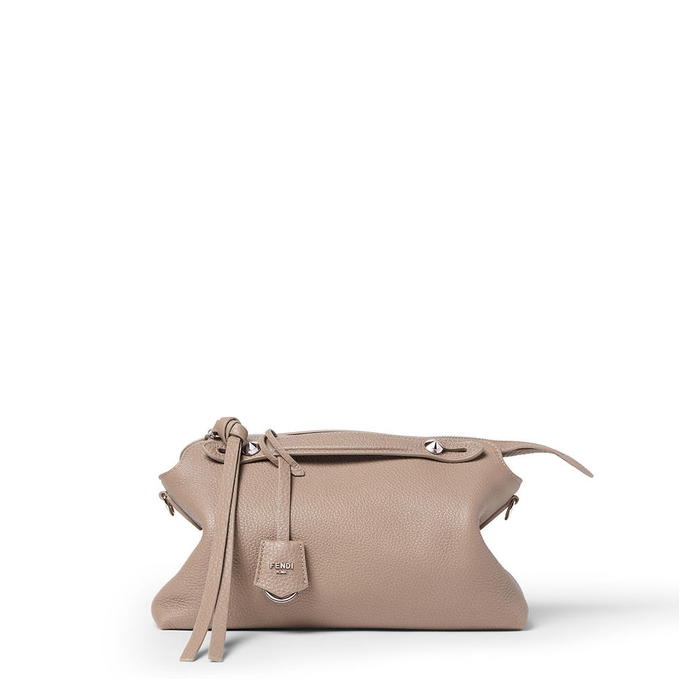 Fendi By The Way Soft Medium bag in rope Cuoio Romano leather – front view