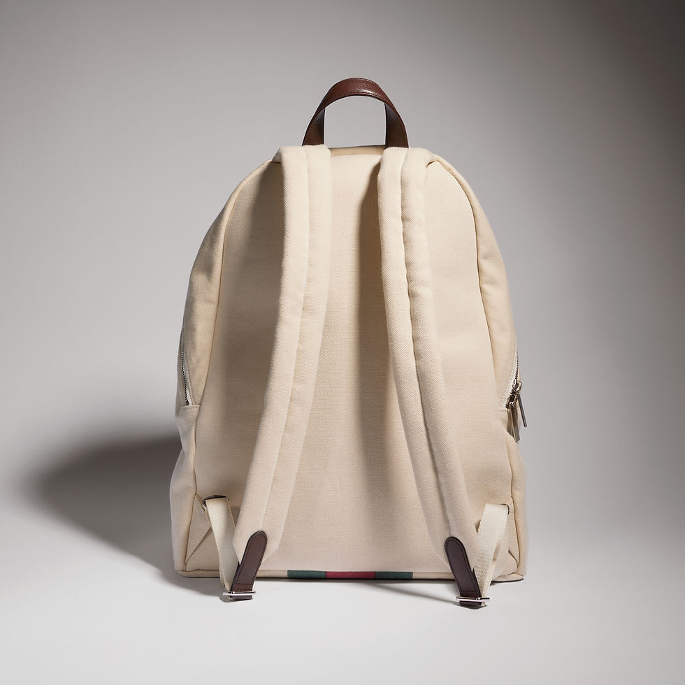 Thumbnail: Gucci Positano large backpack - ivory canvas