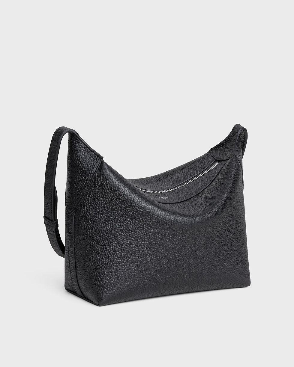 Thumbnail: Celine Harry Crossbody Bag in Black Grained Calfskin – view 2