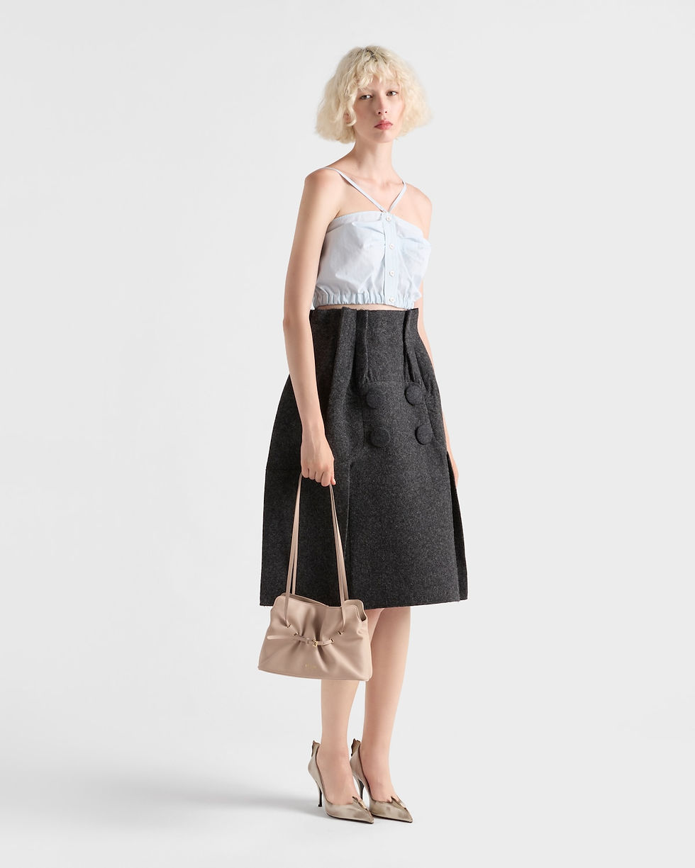 Thumbnail: Prada Dada small bag in powder pink nappa leather – view 2