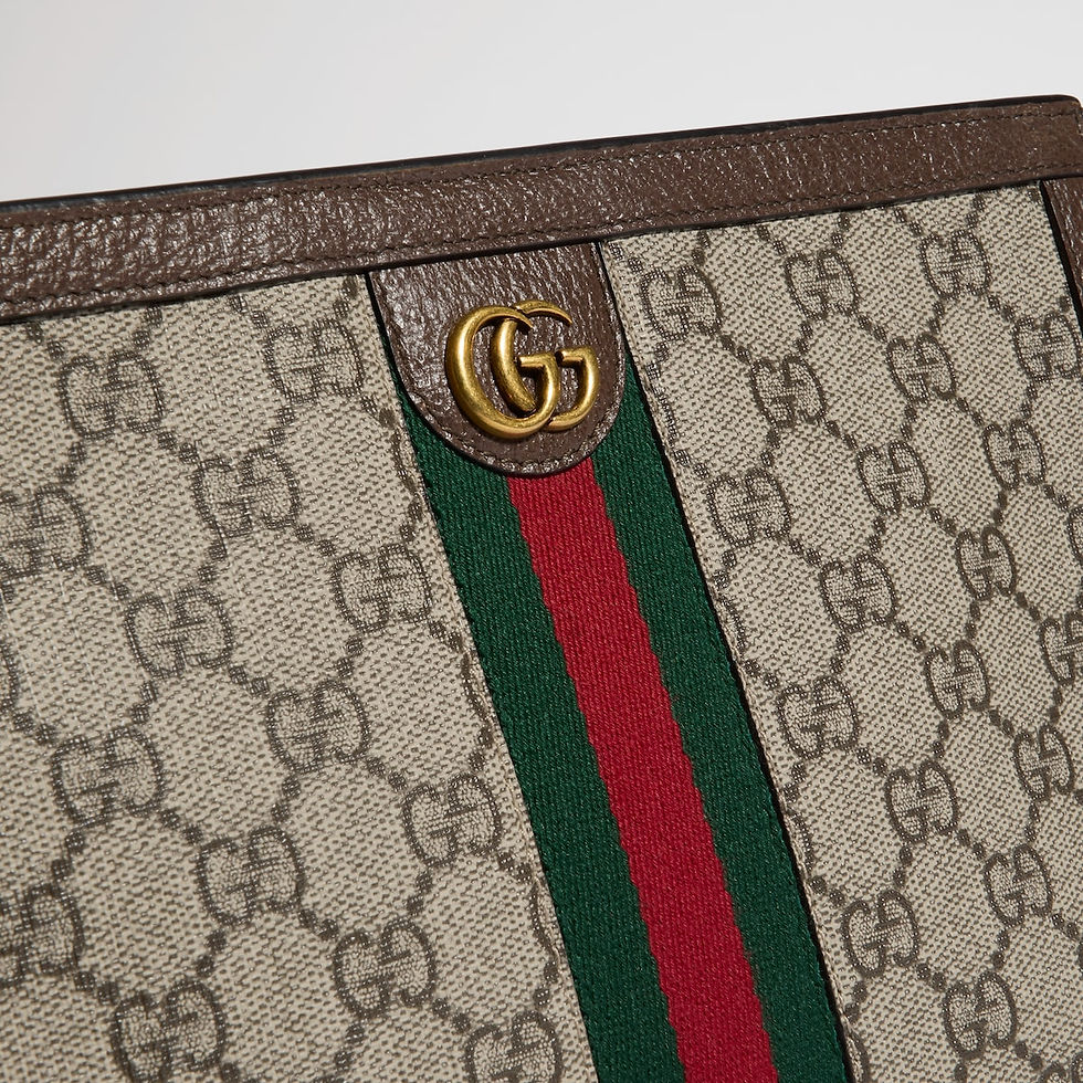 Thumbnail: Gucci Ophidia medium pouch - beige and ebony Supreme