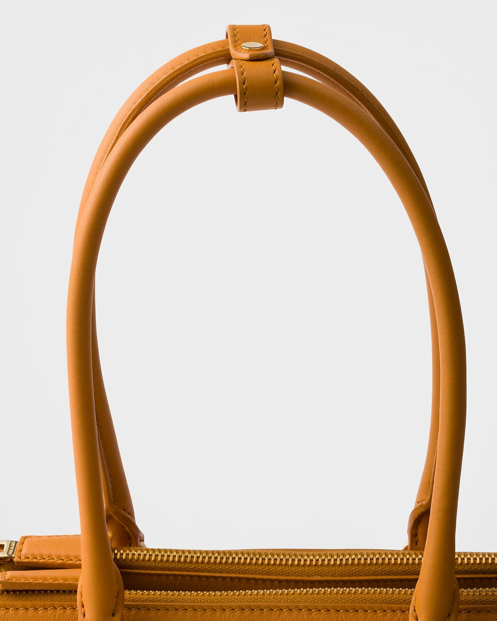 Thumbnail: Prada Galleria medium elongated bag in amber calfskin – view 5