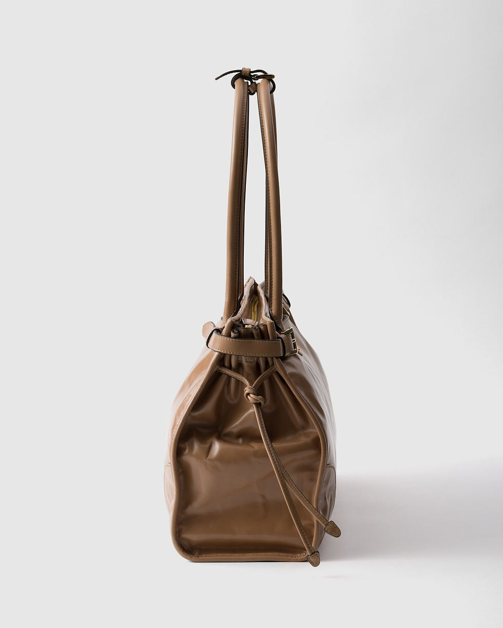 Thumbnail: Prada Bonnie Large bag in cameo leather – view 7