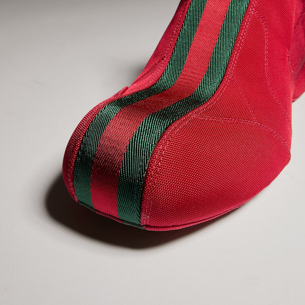 Thumbnail: Gucci Men's Drip sneaker - red nylon