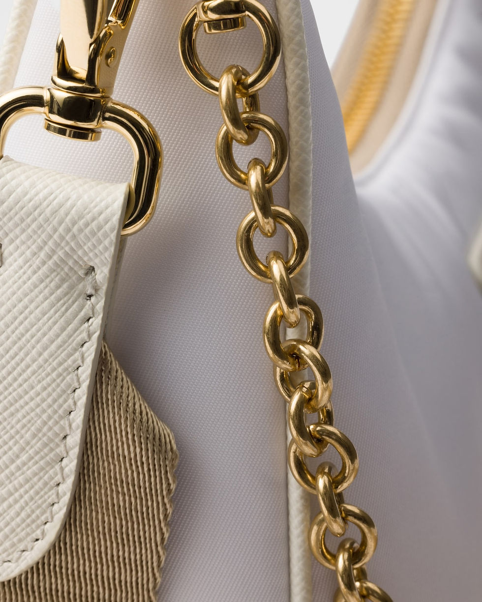 Thumbnail: Prada Re-Edition 2005 shoulder bag in white Re-Nylon – view 5