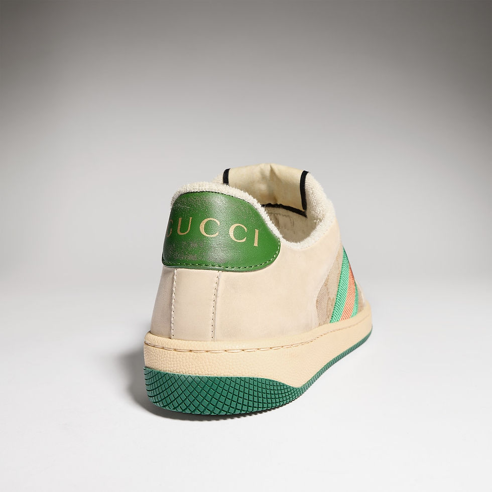 Thumbnail: Gucci Women's Screener trainer - butter leather