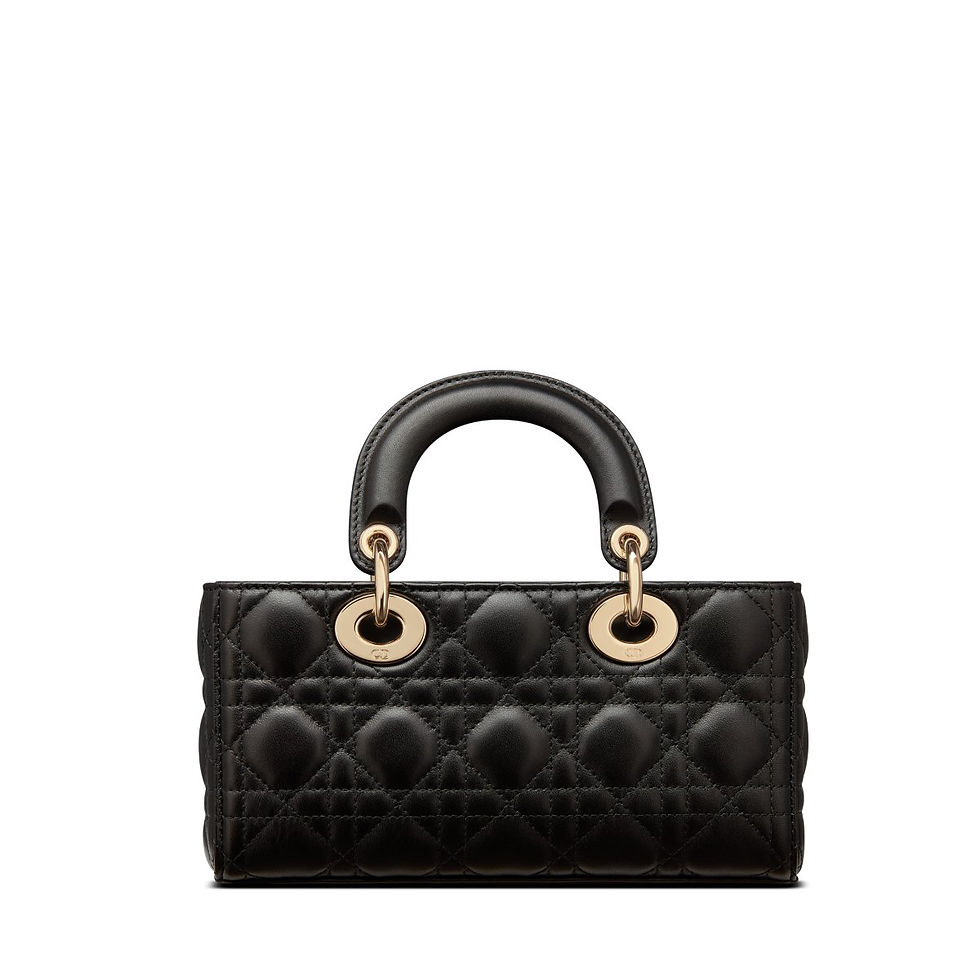 Thumbnail: Dior Small Lady D-Joy bag in black Cannage lambskin – view 5