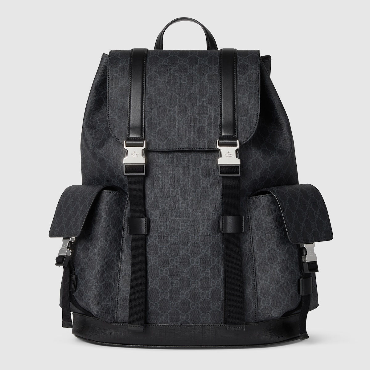 Gucci GG Black large backpack - black GG Supreme