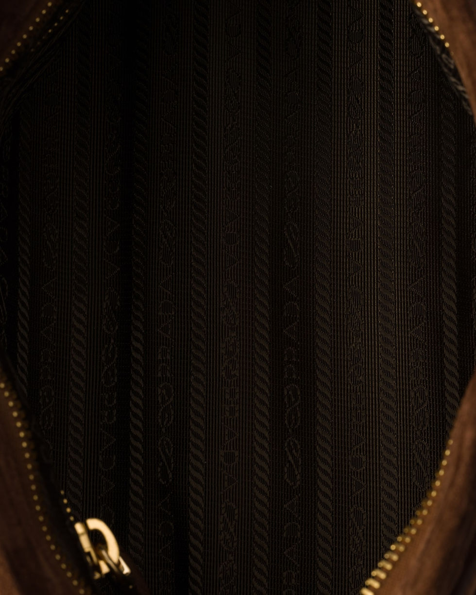 Thumbnail: Prada Bonnie Medium bag in cocoa brown suede – view 5