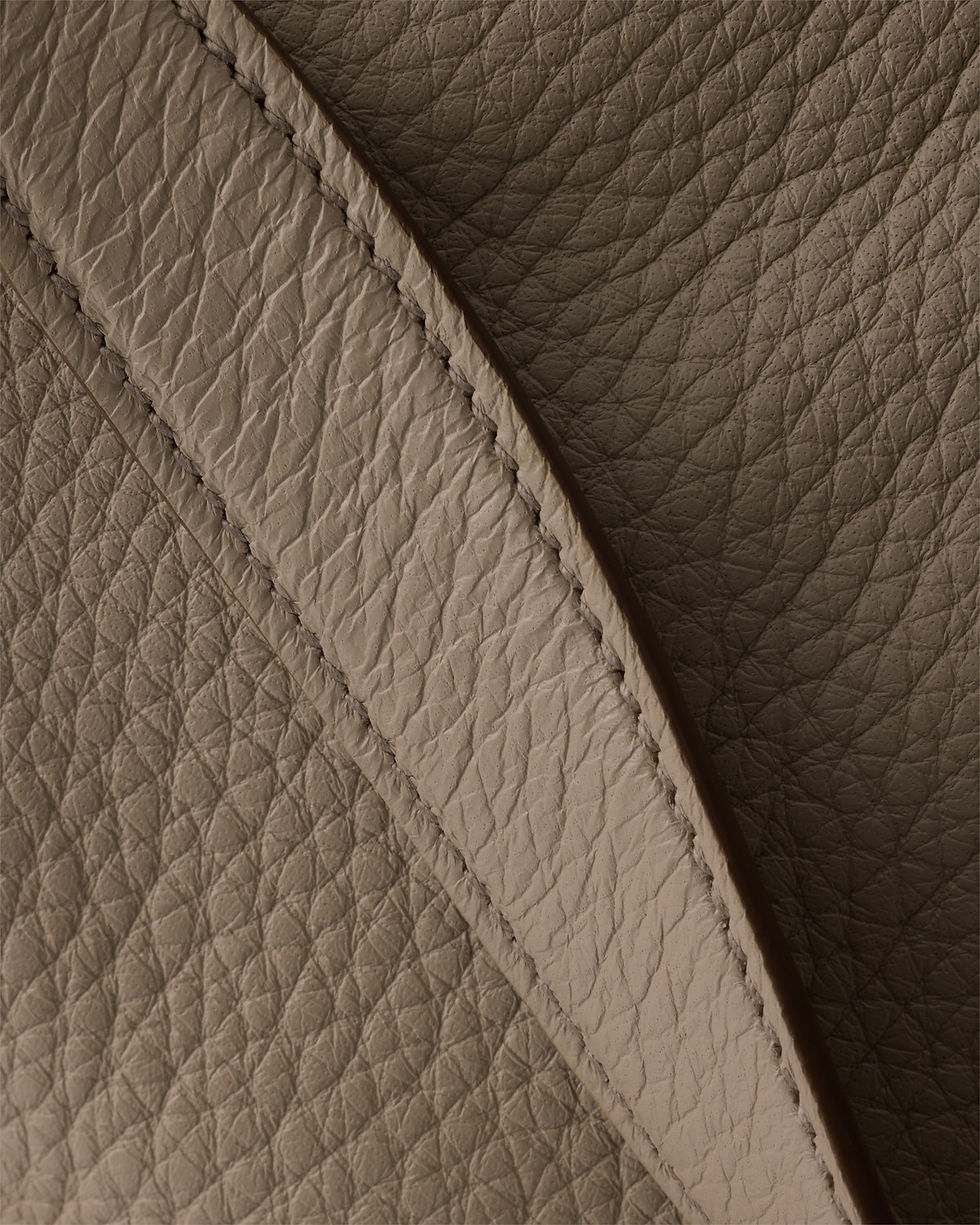 Thumbnail: Prada Aimée large shoulder bag in clay grey buckskin – view 6