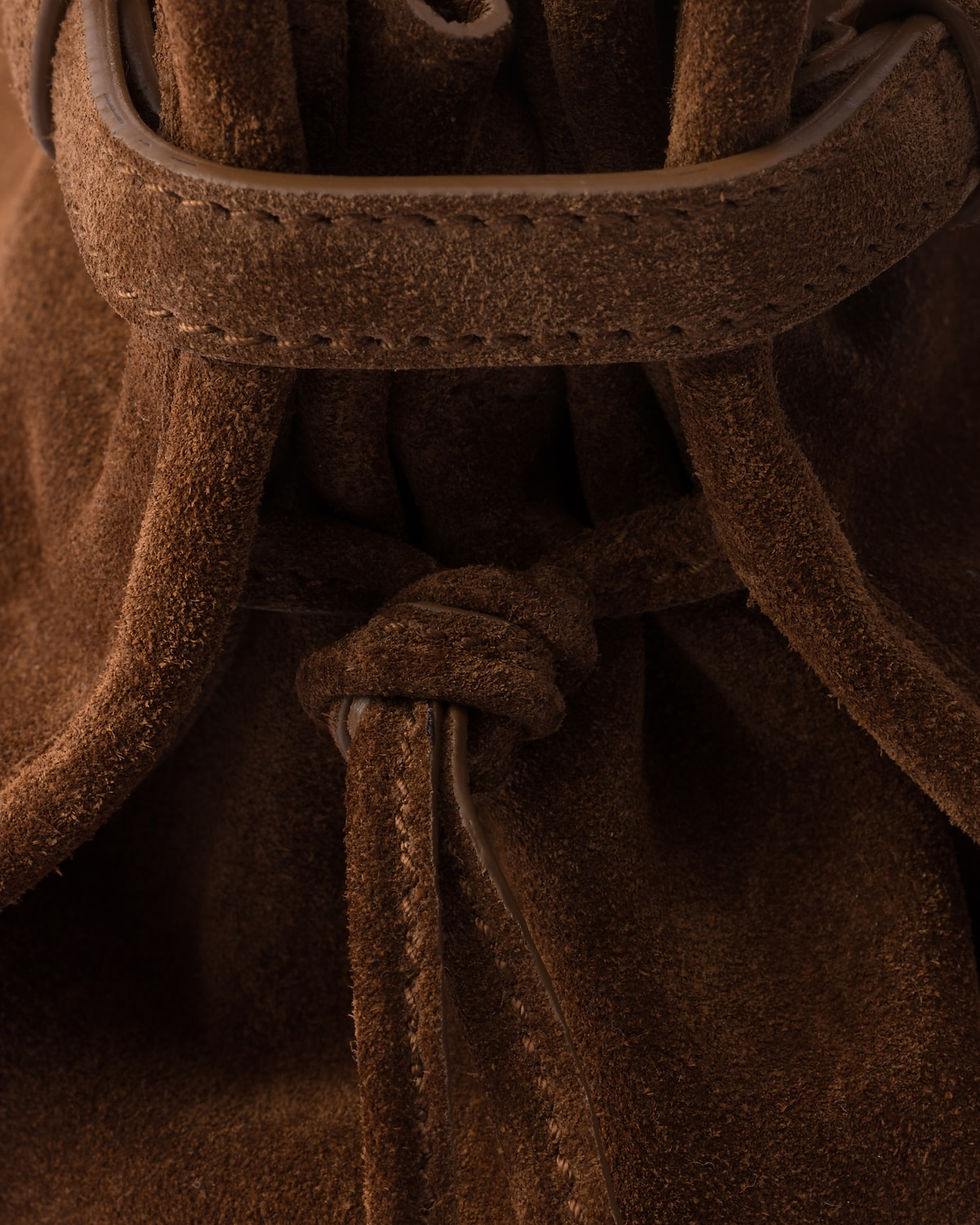 Thumbnail: Prada Bonnie Medium bag in cocoa brown suede – view 6