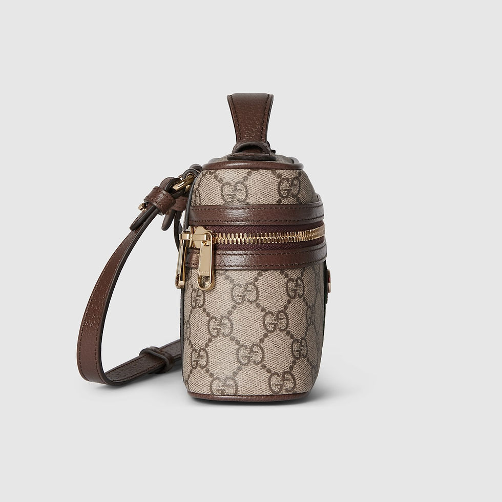Thumbnail: Gucci Ophidia small vanity bag - beige and brown GG fabric