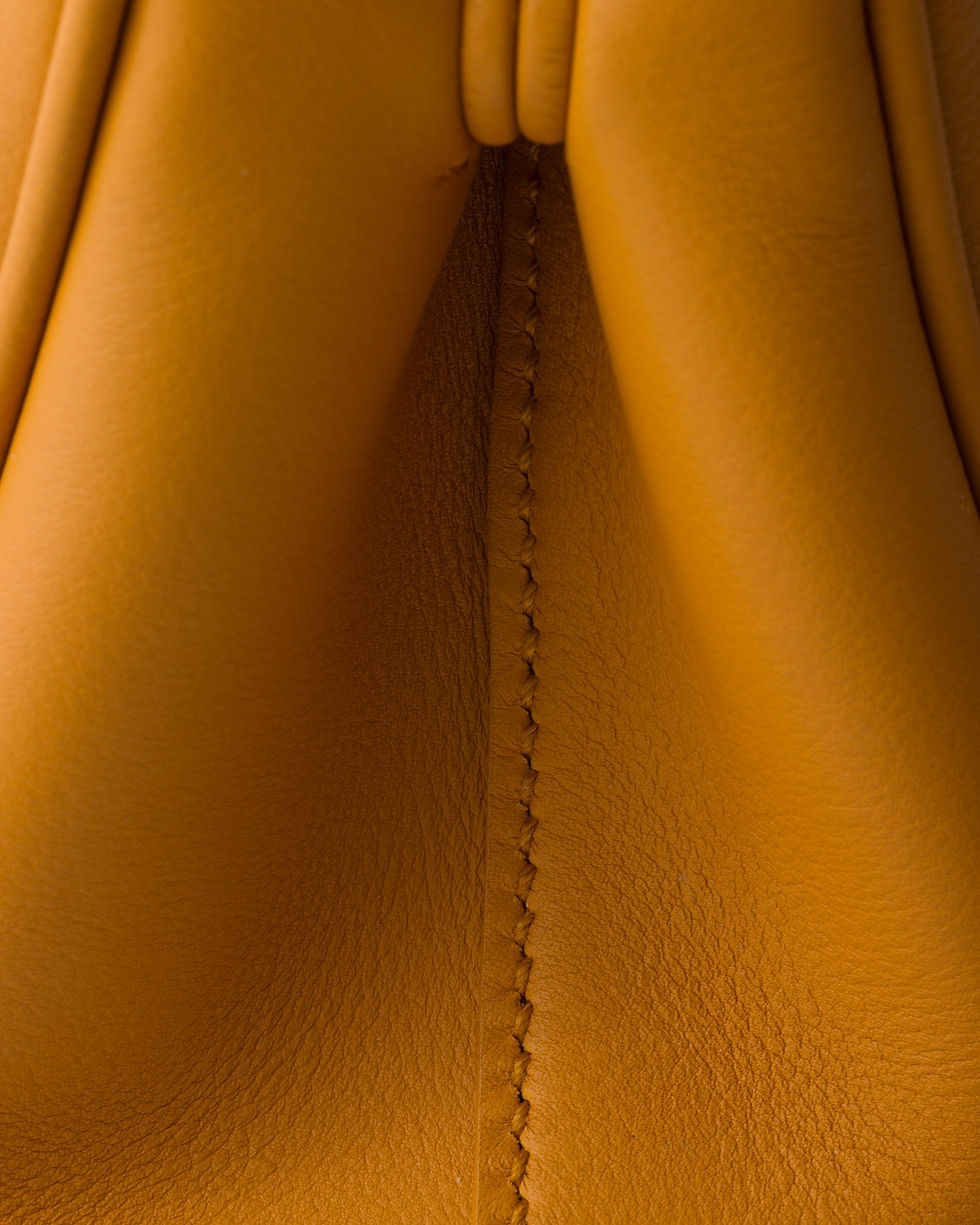 Thumbnail: Prada Galleria medium elongated bag in amber calfskin – view 6