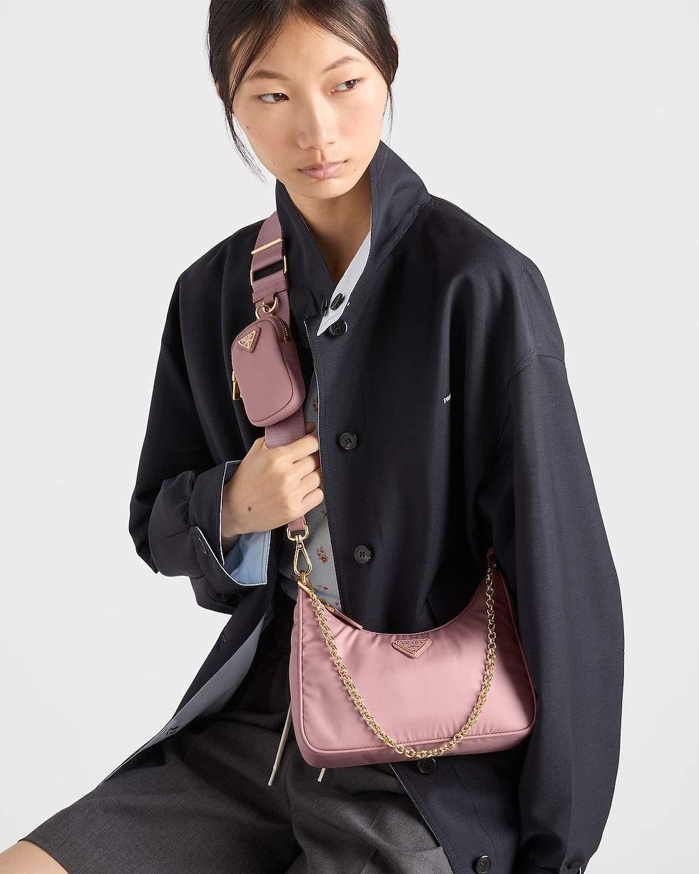 Prada Re-Edition 2005 shoulder bag in Pesco Re-Nylon – view 2