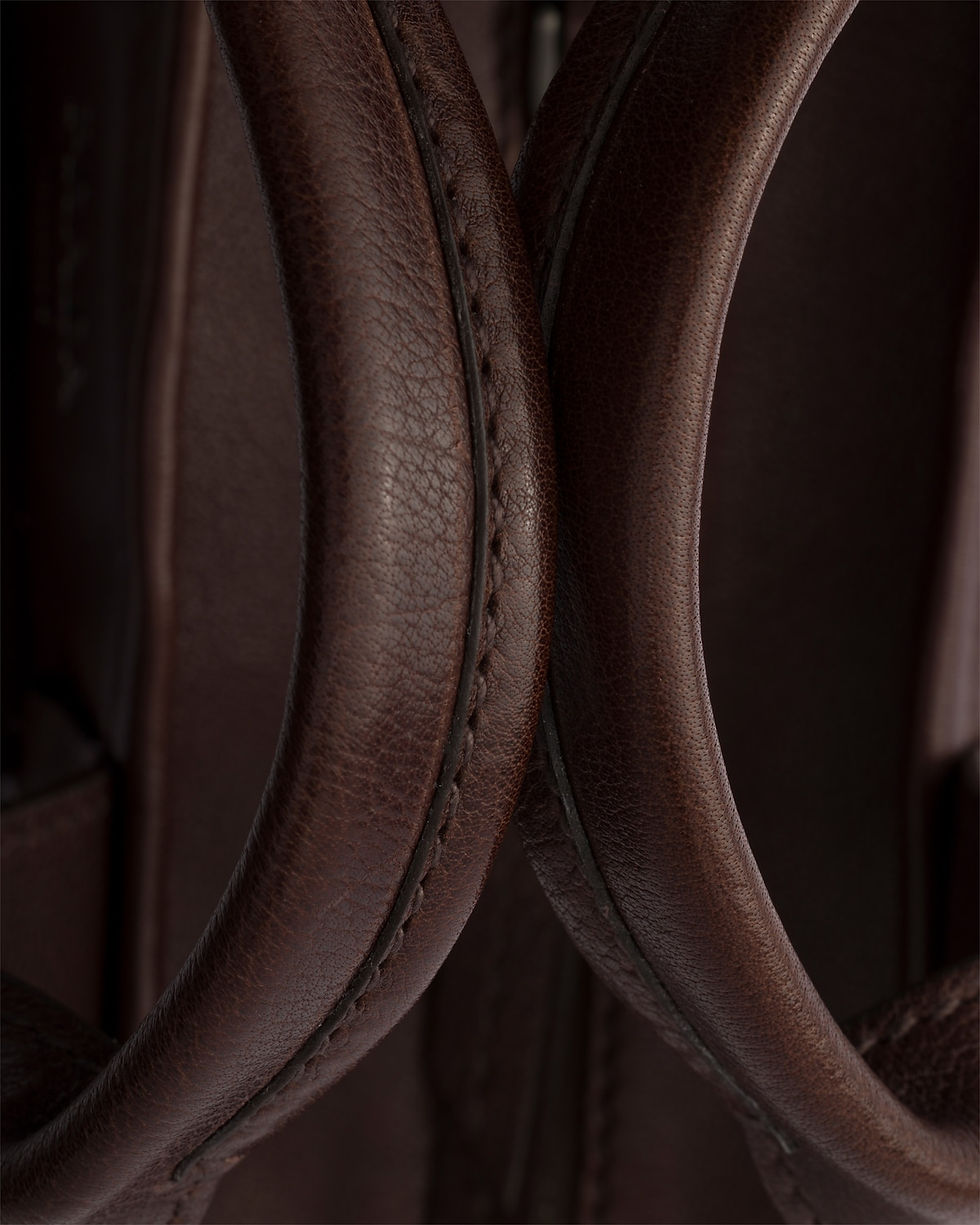 Thumbnail: Prada Route medium zip tote bag in cocoa brown buffalo leather – view 6